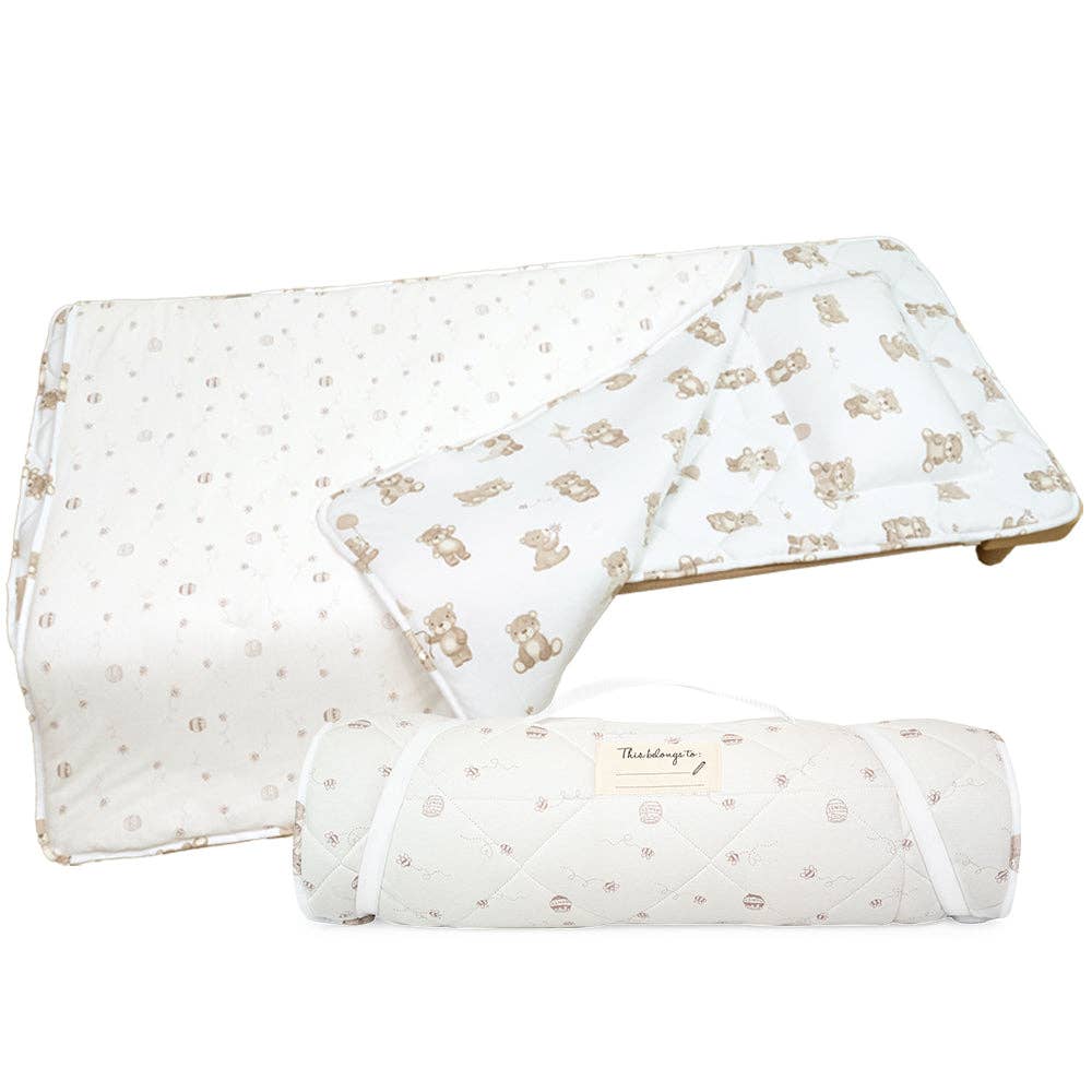 Organic Nap Mat - Cuddly Bear