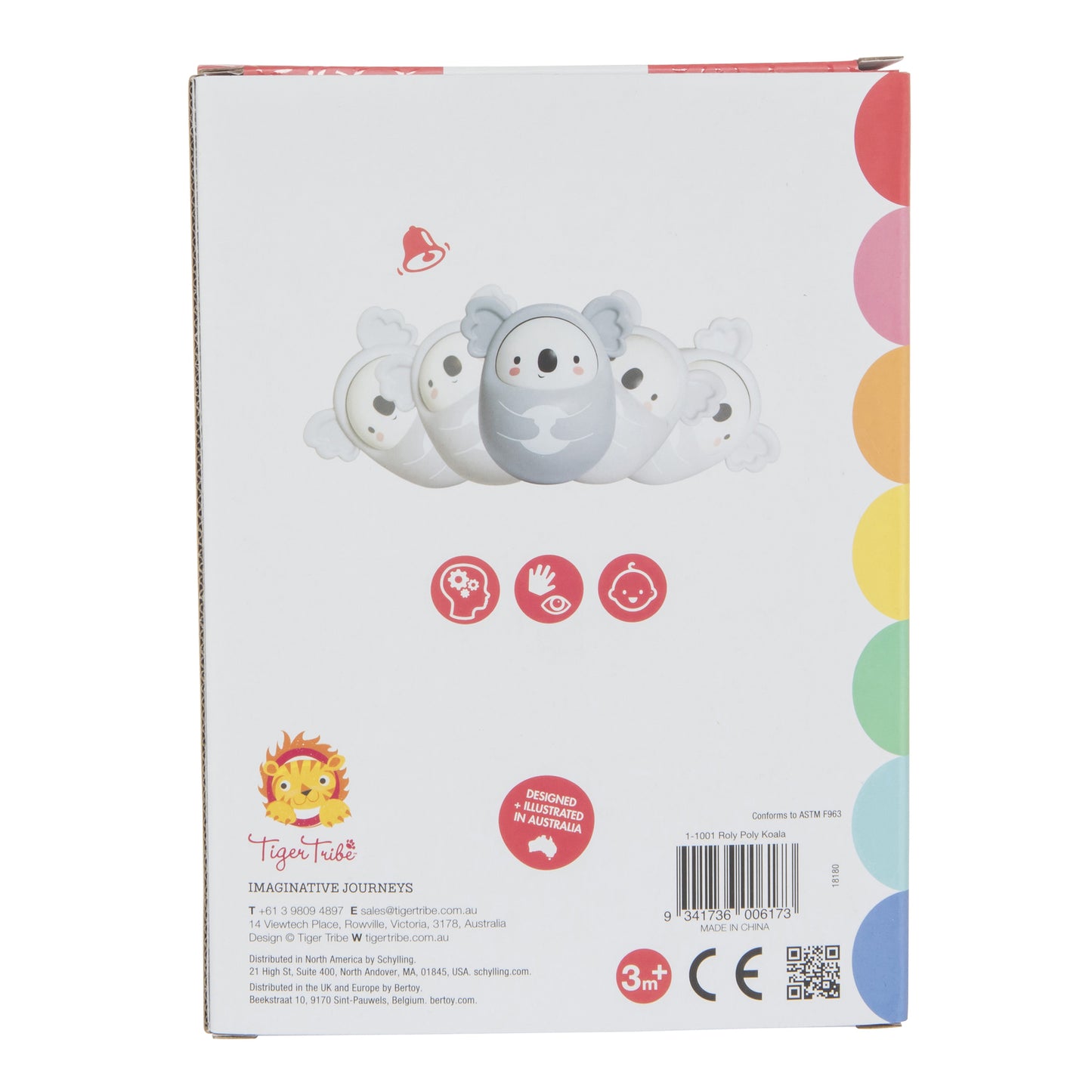 Tiger Tribe - Roly Poly Koala Baby Toy