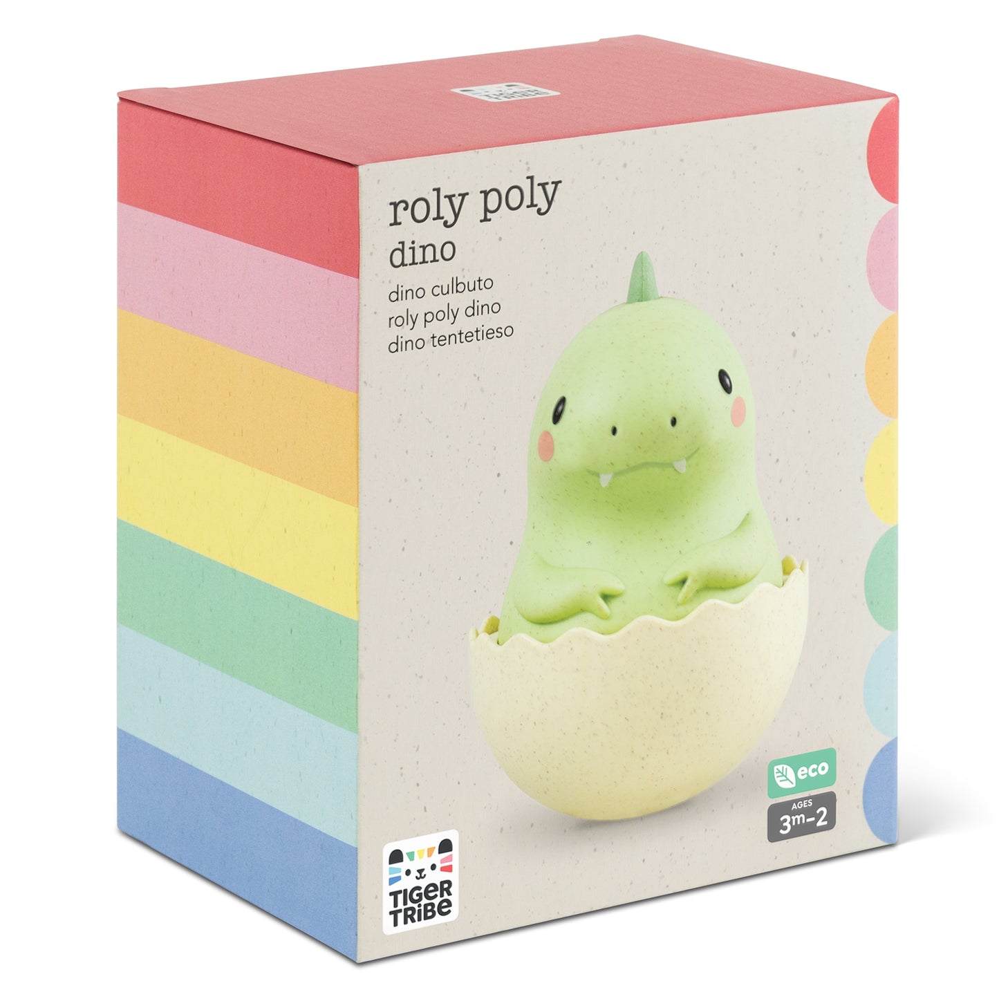 Tiger Tribe - Roly Poly Dino Baby Toy