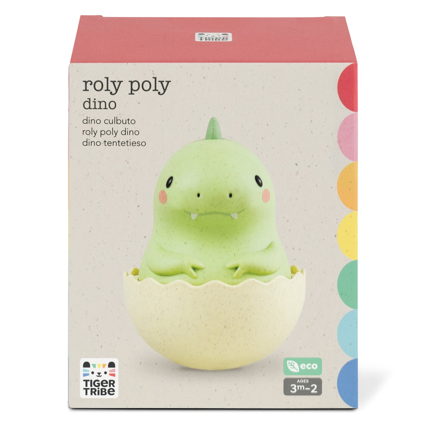 Tiger Tribe - Roly Poly Dino Baby Toy