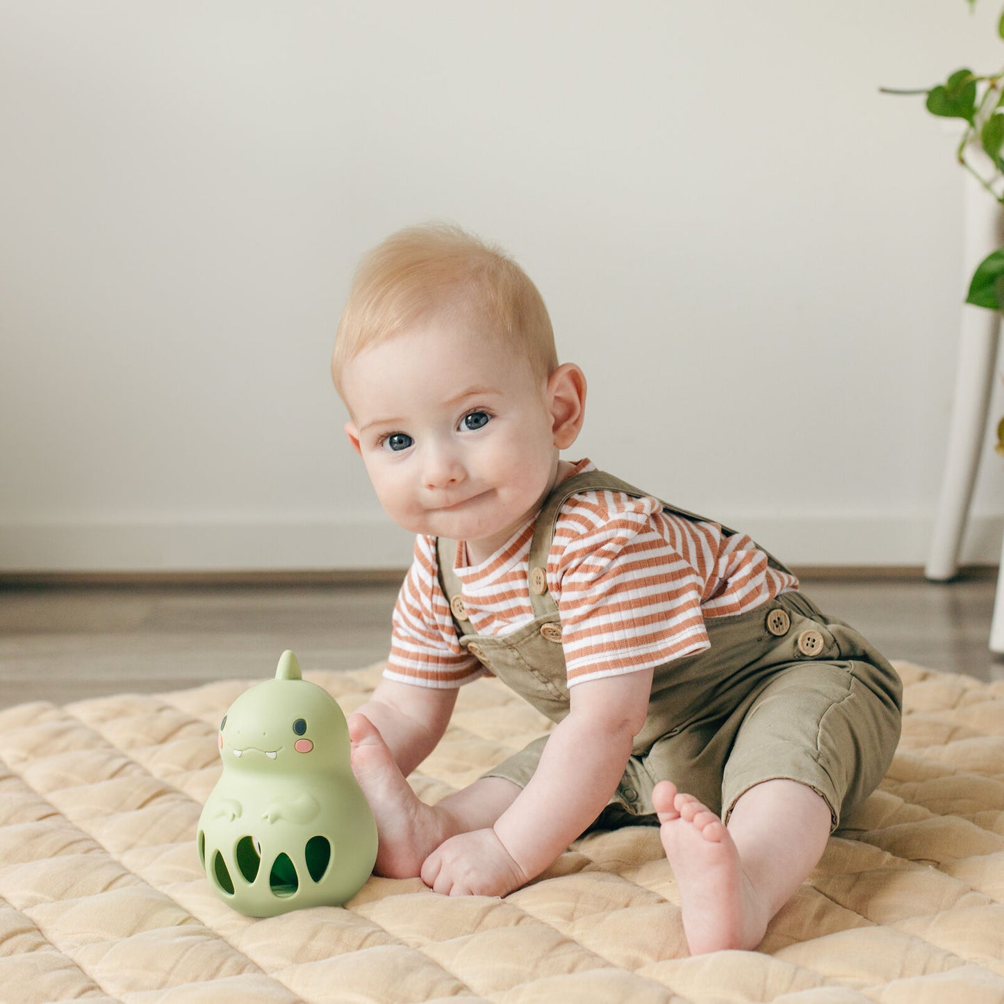 Tiger Tribe - Silicone Rattle - Dino