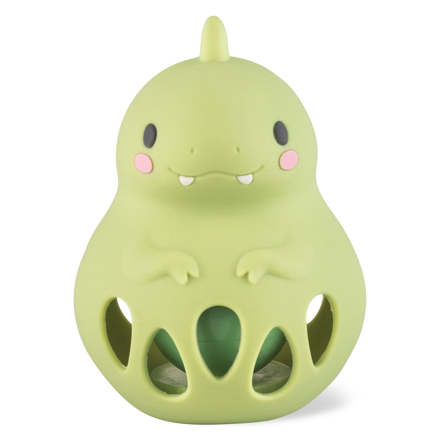 Tiger Tribe - Silicone Rattle - Dino