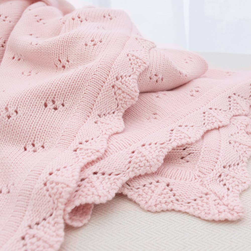 Bamboo/Cotton Heirloom Baby Blanket