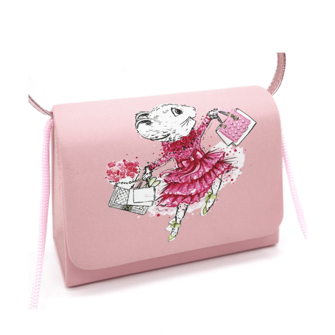 Claris - The Chicest Mouse In Paris ™️ Mini Fashion Handbag - Pink | Serenity Kids