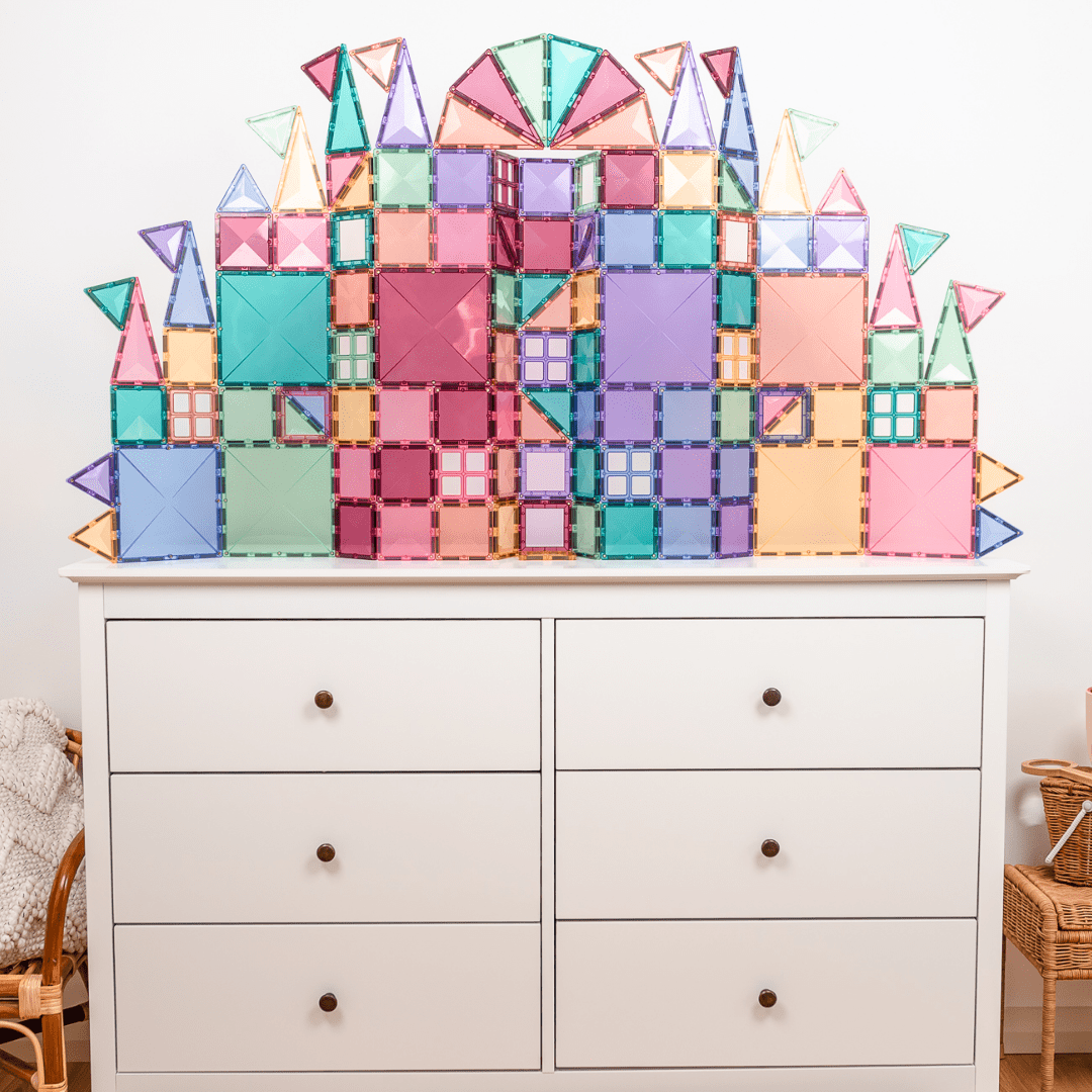 Connetix Tiles 120 Piece Pastel Creative Pack AU