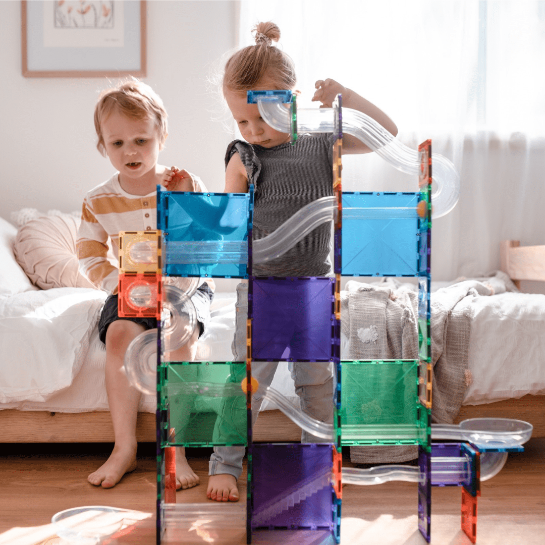 Connetix Tiles 92 Piece Ball Run Pack AU