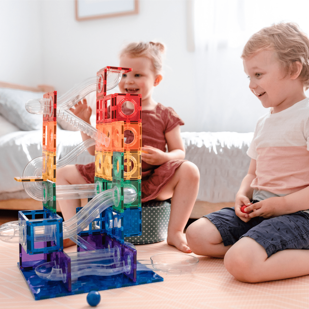 Connetix Tiles 92 Piece Ball Run Pack AU