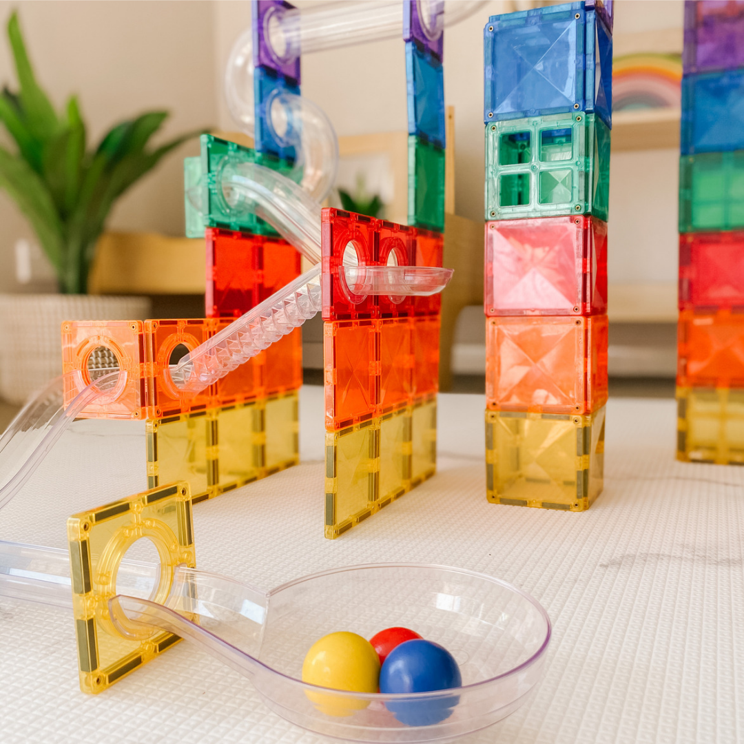 Connetix Tiles 92 Piece Ball Run Pack AU