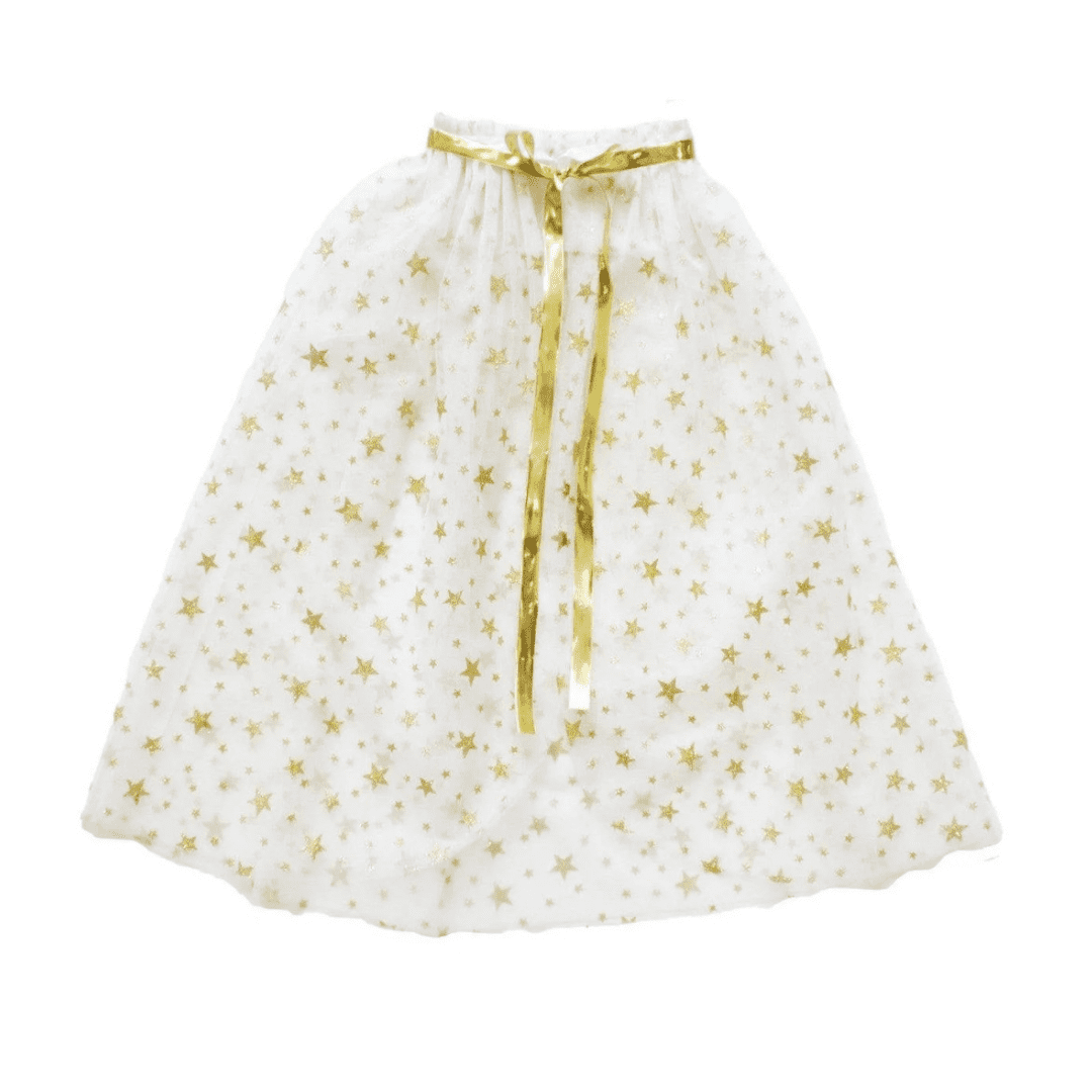 Alimrose - Tulle Star Cape - Ivory