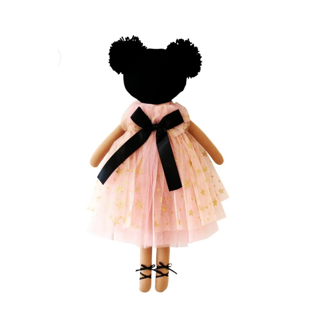 Alimrose - Halle Ballerina Doll 48cm - Light Brown & Ebony