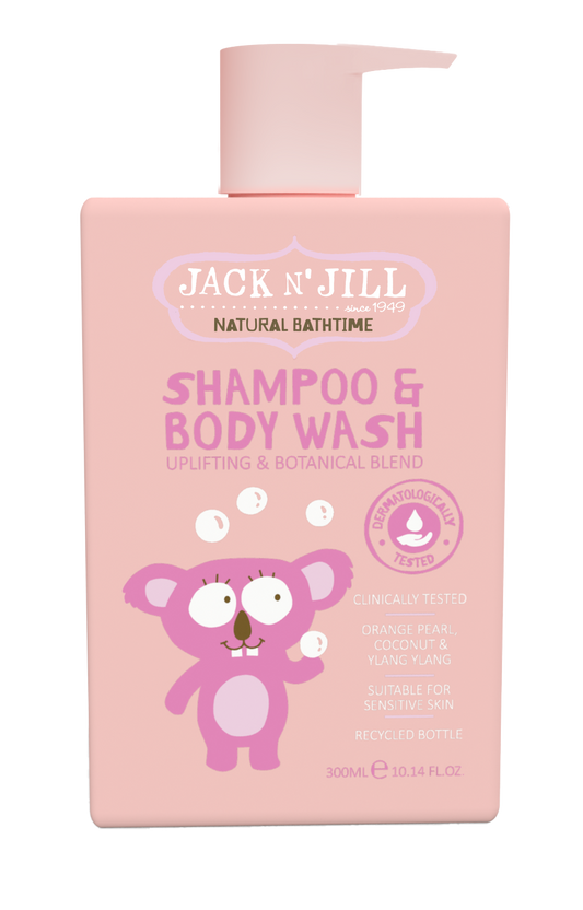 Jack'n'Jill Shampoo & Body Wash - Natural 300mL