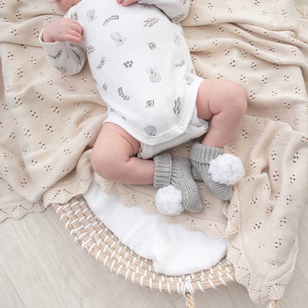 Bamboo/Cotton Heirloom Baby Blanket