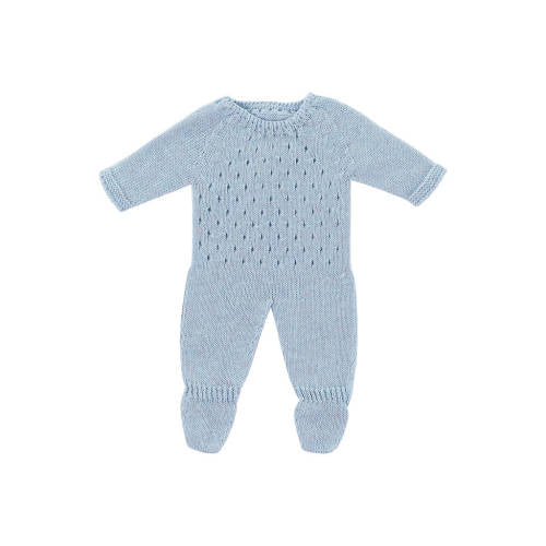 Miniland - Knitted Doll Pyjamas 38cm - Blue