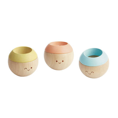 Plan Toys - Sensory Tumbling Faces - Set of 3