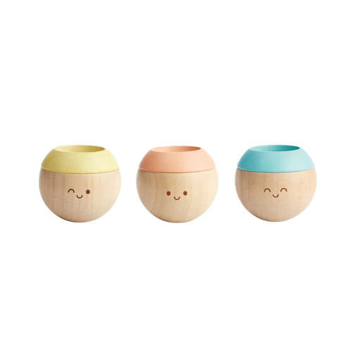 Plan Toys - Sensory Tumbling Faces - Set of 3