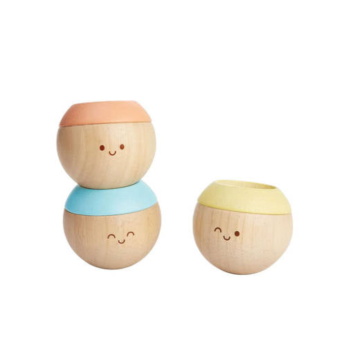 Plan Toys - Sensory Tumbling Faces - Set of 3
