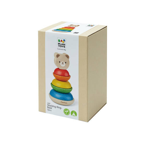 Plan Toys - Stacking Ring - Bear