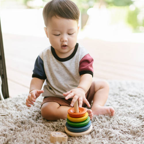 Plan Toys - Stacking Ring - Bear