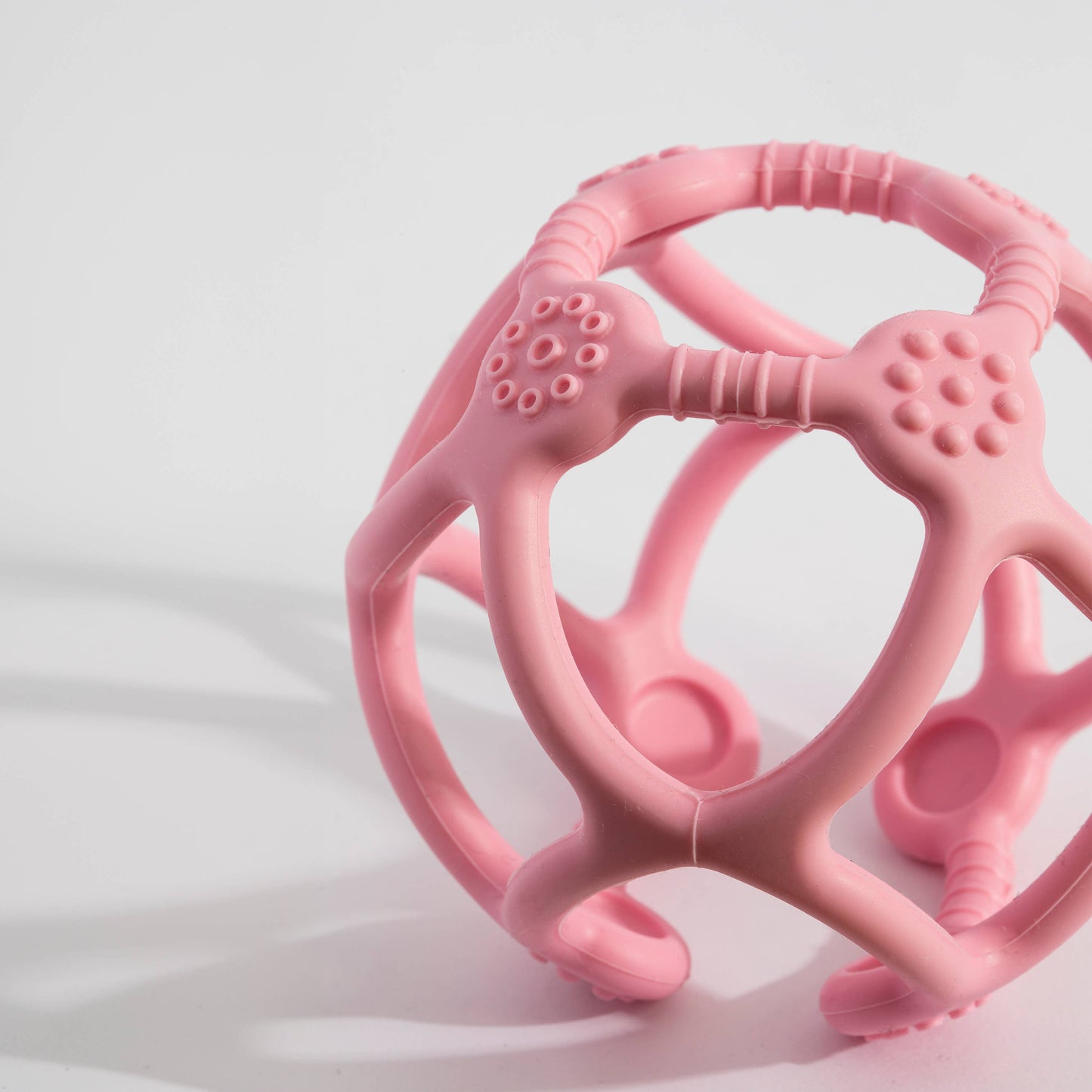 Playground Silicone Teething Ball - Light Pink