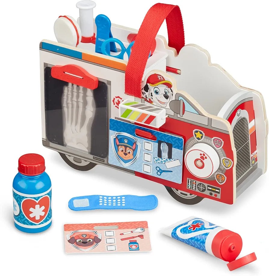Melissa & Doug - Paw Patrol Marshall Wooden Rescue Caddy
