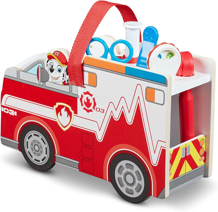 Melissa & Doug - Paw Patrol Marshall Wooden Rescue Caddy