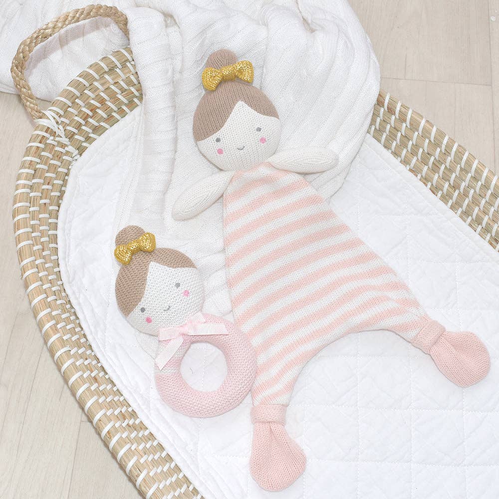 Sophia the Ballerina Knitted Rattle