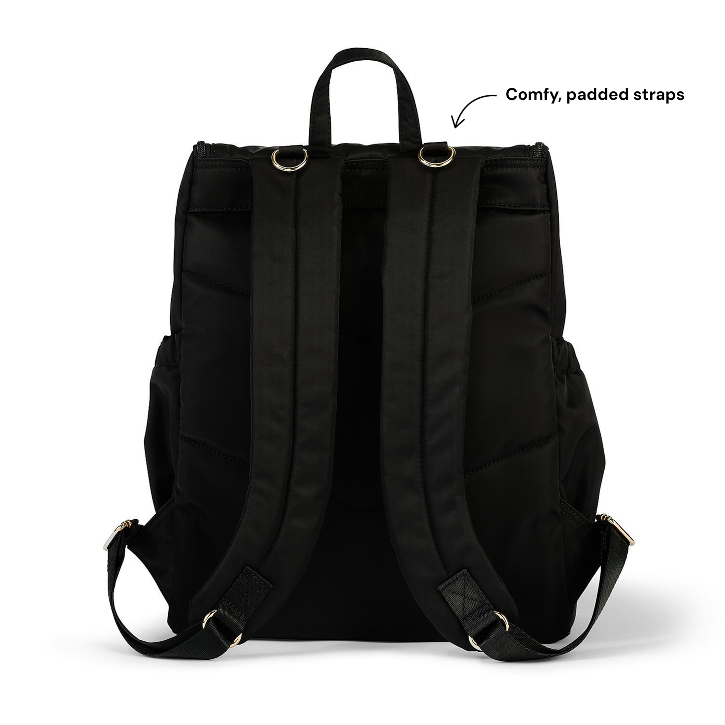OiOi Signature Nappy Backpack - Black Nylon