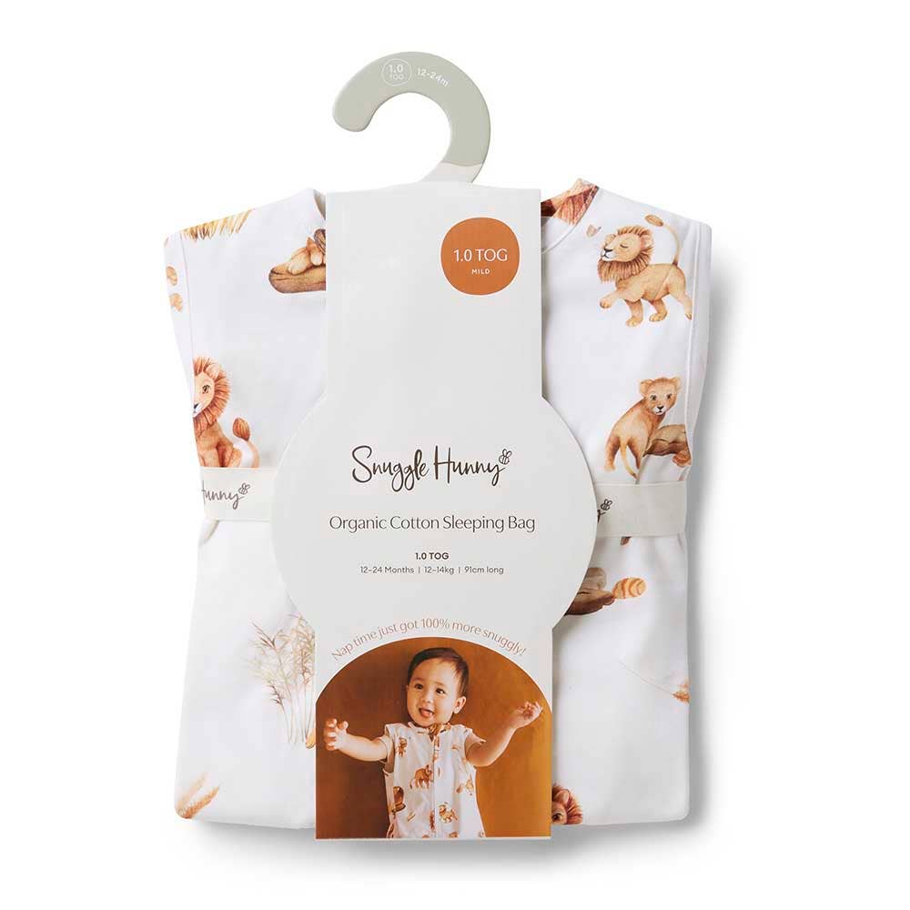 Snuggle Hunny Lion Organic Sleeping Bag 1.0 Tog