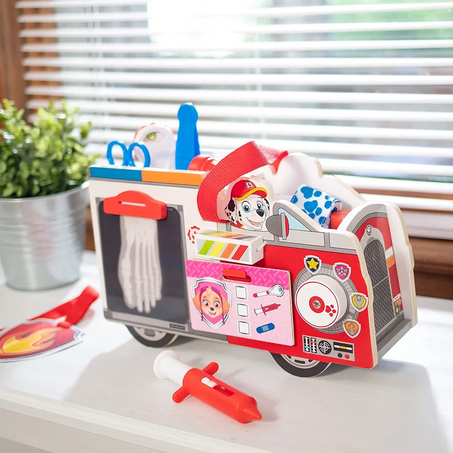 Melissa & Doug - Paw Patrol Marshall Wooden Rescue Caddy