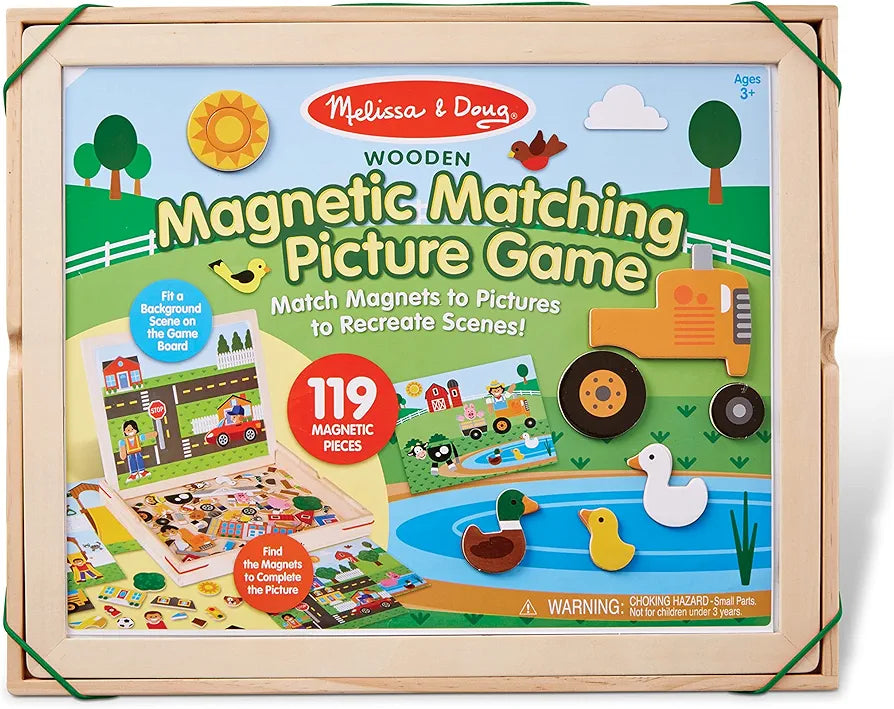 Melissa & Doug - Wooden Magnetic Picture Game