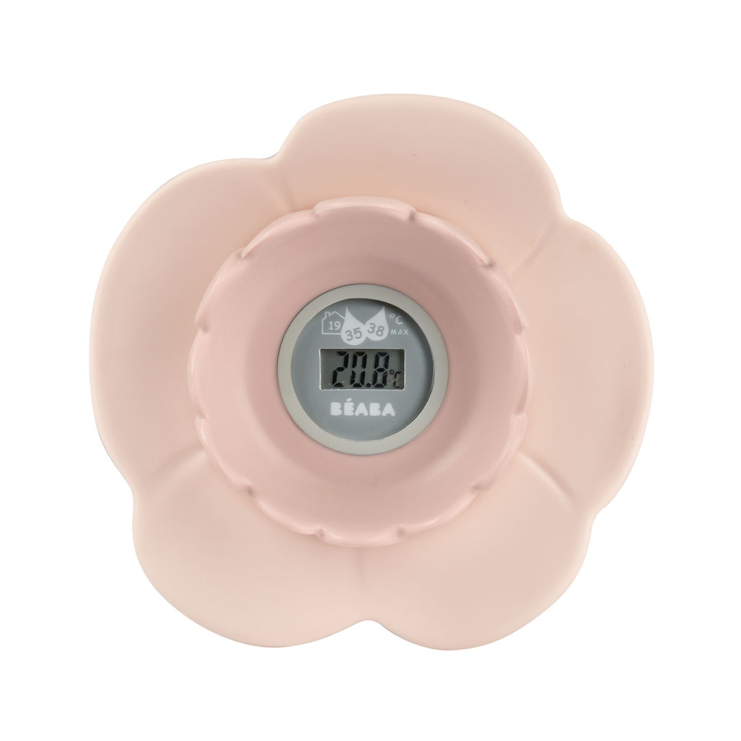 Beaba "Lotus" Multi Functional Digital Thermometer - Old Pink