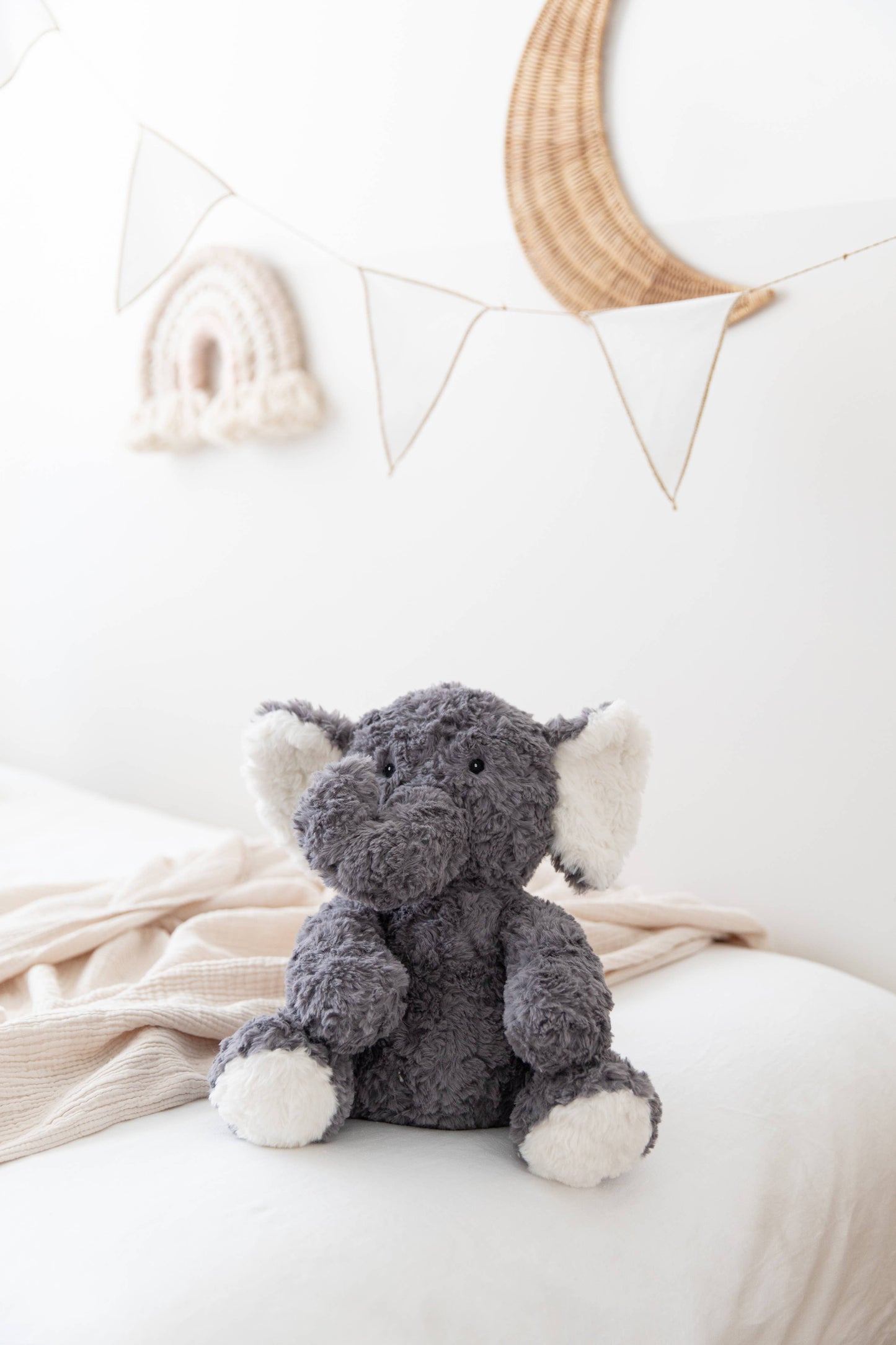 Eleanor The Weighted Elephant Sensory Plush Toy - 1.65kg