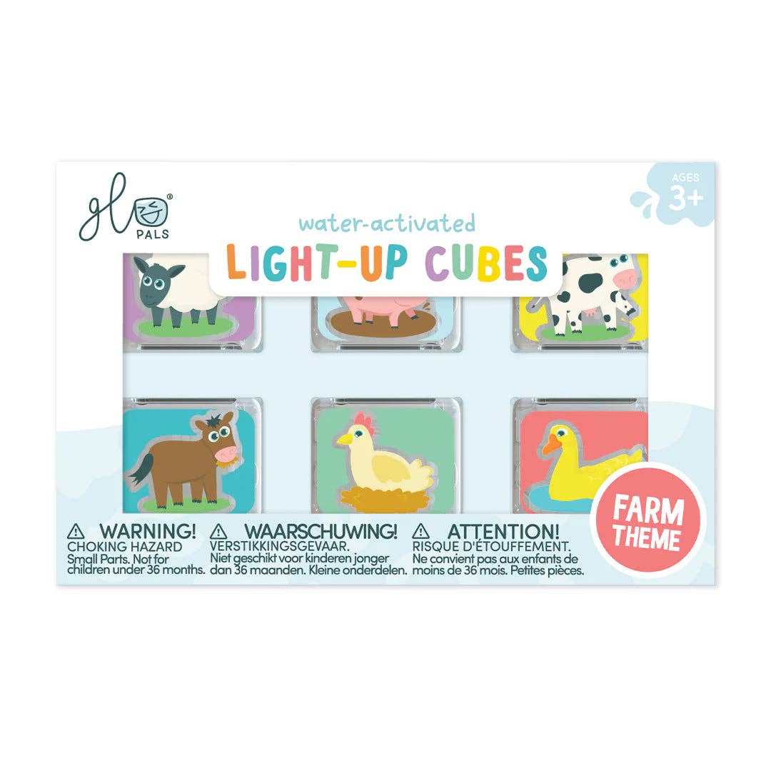 Jellystone Limited Edition Light-Up Cubes, 6-Pack Zoo Animals