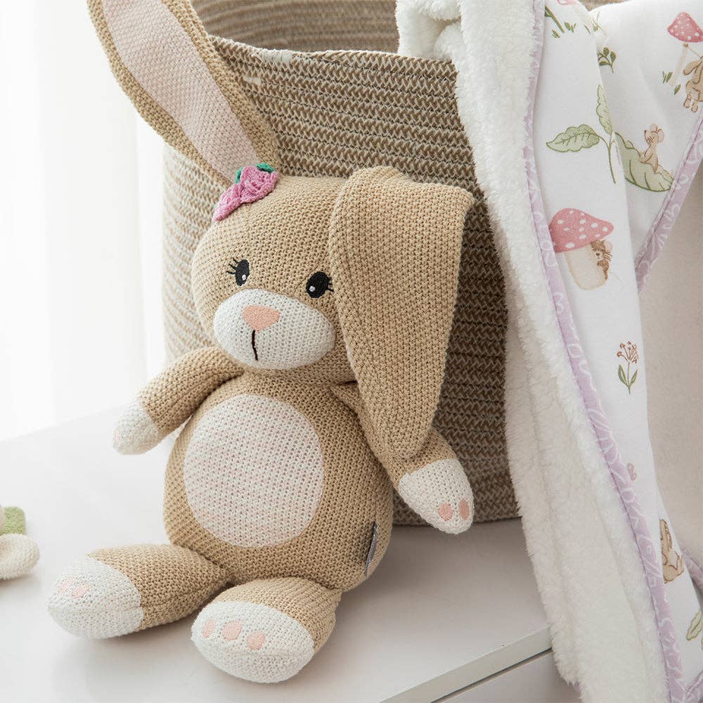 Jersey Sherpa Pram Blanket - Whimsical Wonderland