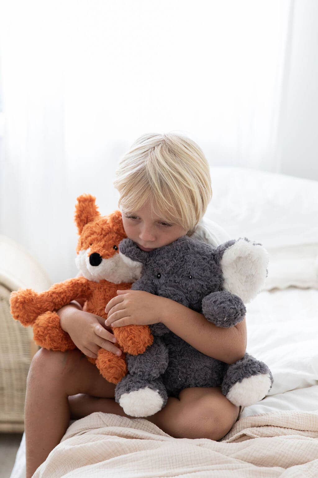 Eleanor The Weighted Elephant Sensory Plush Toy - 1.65kg
