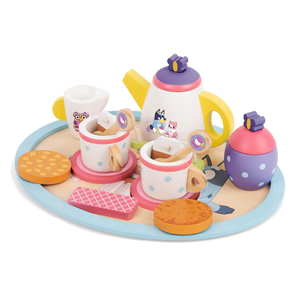 Bluey Wooden Tea Party Set | Serenity Kids