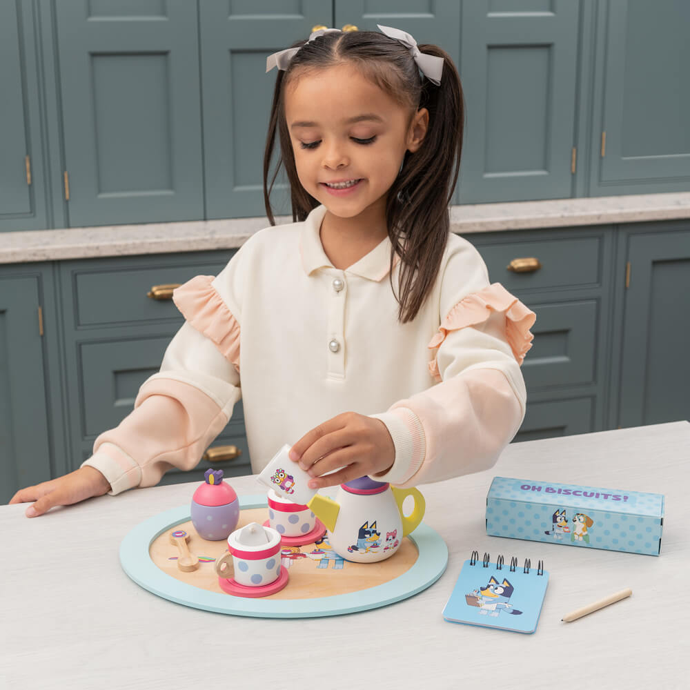 Bluey Wooden Tea Party Set | Serenity Kids
