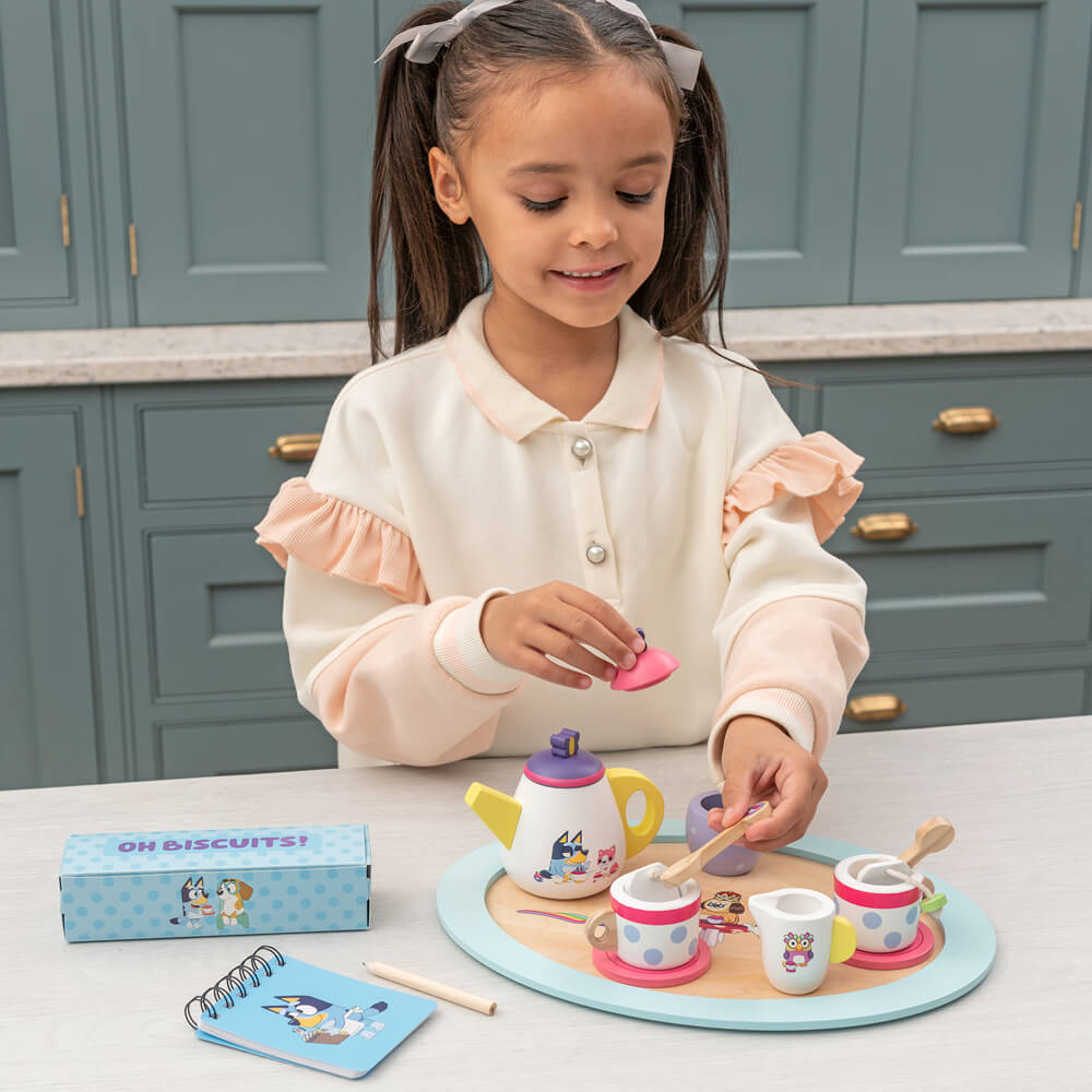 Bluey Wooden Tea Party Set | Serenity Kids