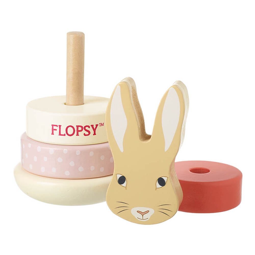 Flopsy Wooden Baby Toy Stacking Ring