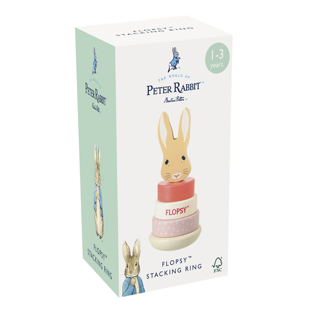 Flopsy Wooden Baby Toy Stacking Ring