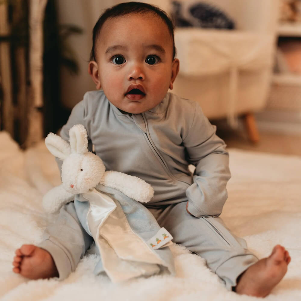 Bud Bunny Bye Bye Baby Snuggle Blanket Toy | Serenity Kids