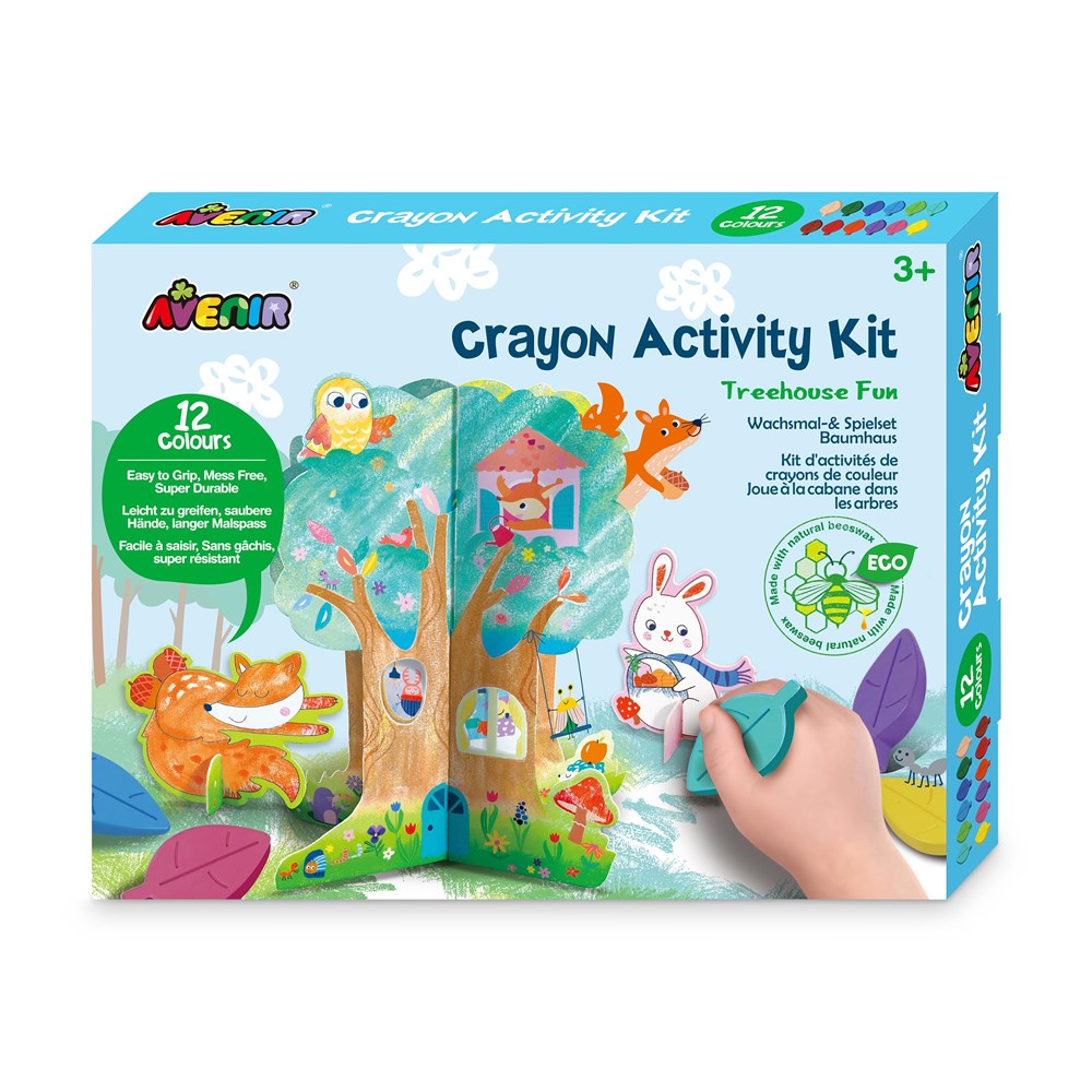 Leaf Crayon Activity Kit - Treehouse Fun