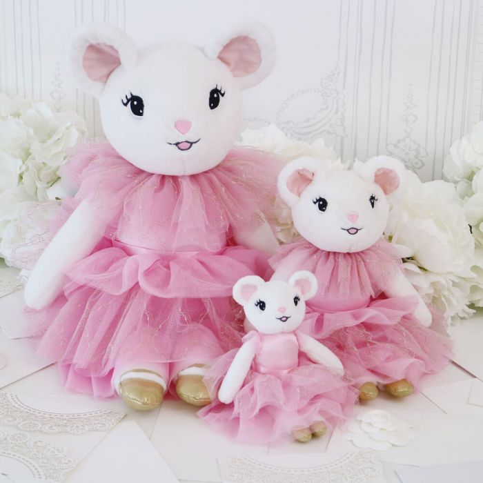Claris In Paris Statement Plush 50cm - Parfait Pink