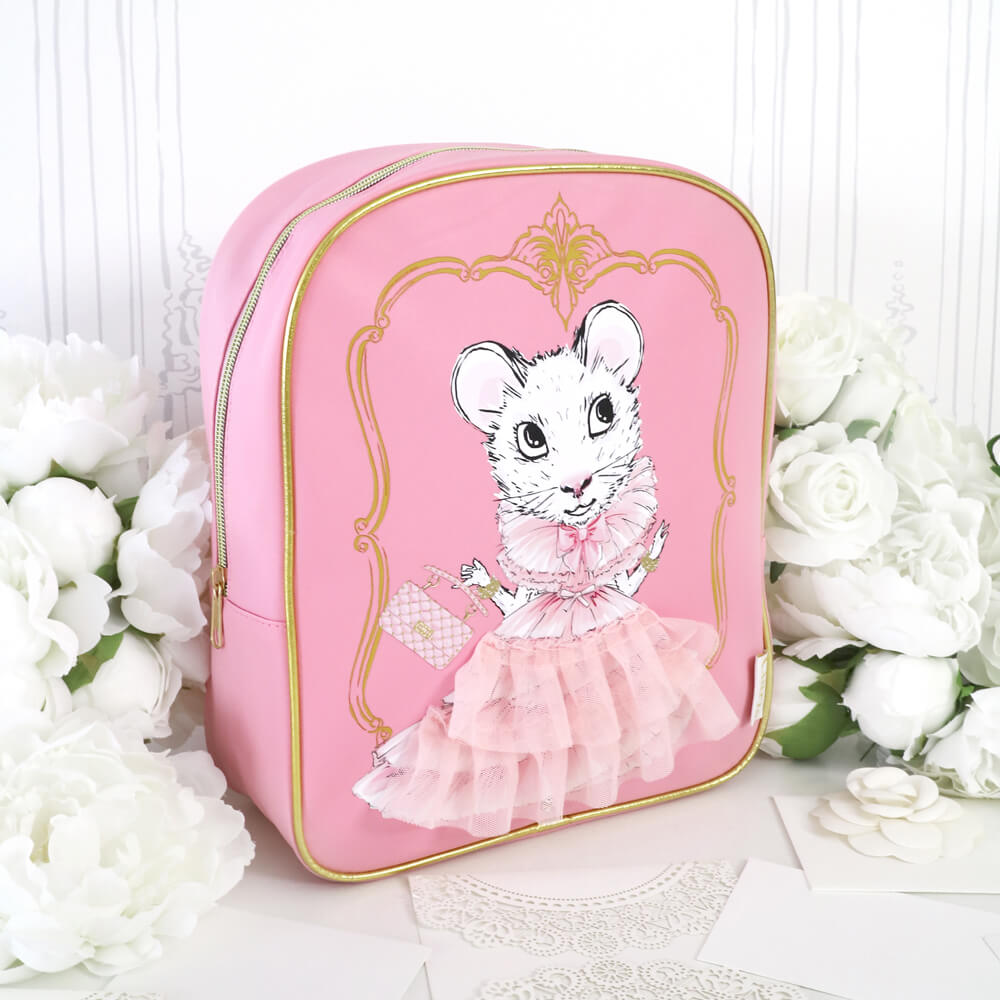 Claris In Paris Backpack With Frill | Serenity Kids