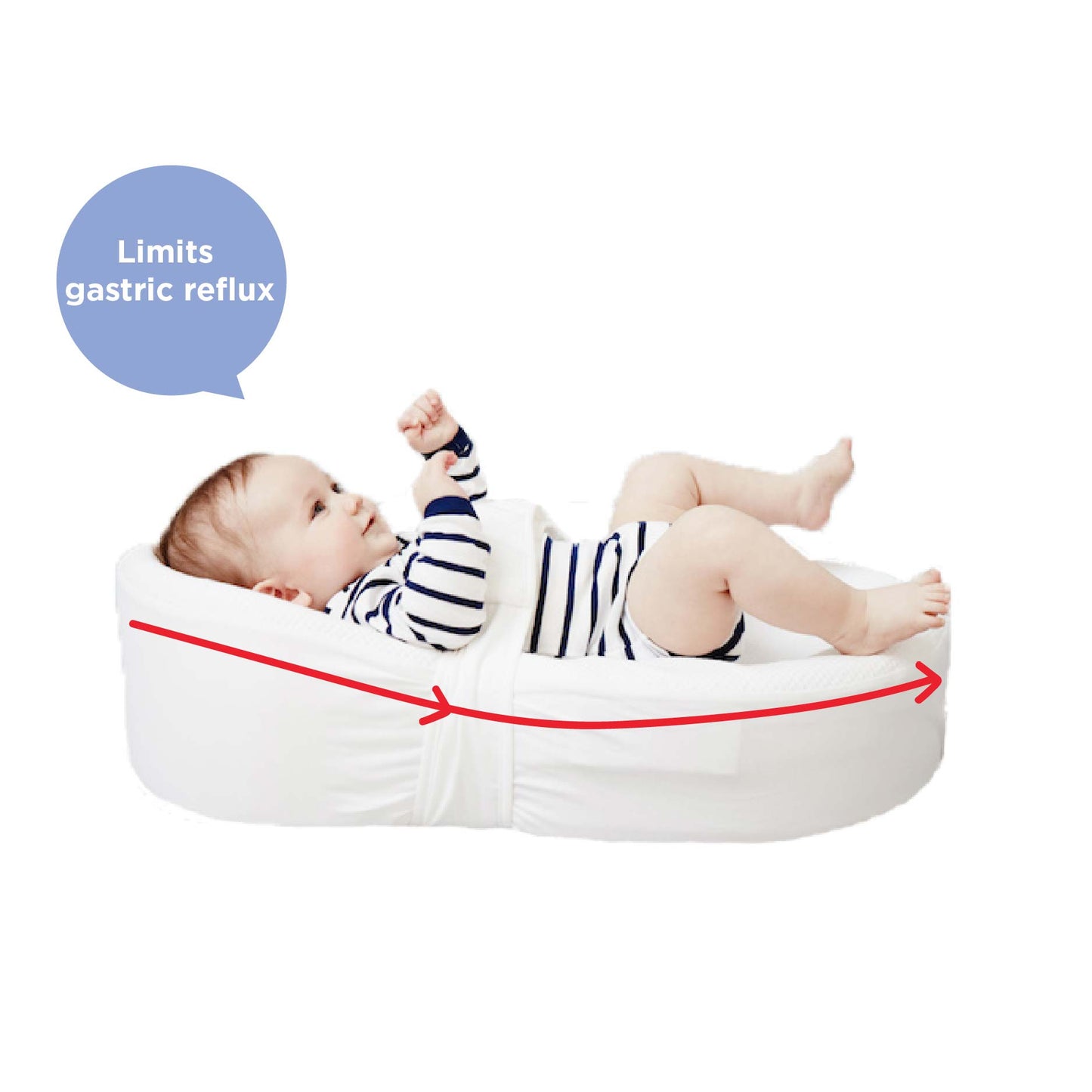 Red Castle Cocoonababy Nest - Linen Natural