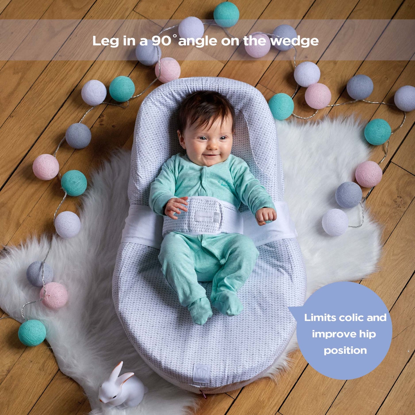 Red Castle Cocoonababy Nest - Linen Natural