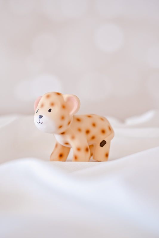 Natural Rubber Teething Toy - Leopard