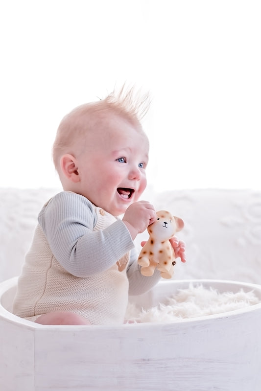 Natural Rubber Teething Toy - Leopard