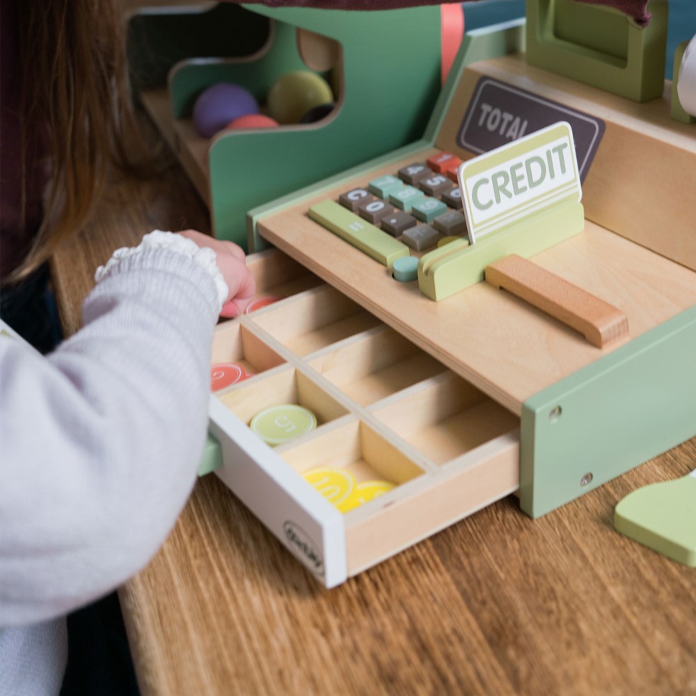 Playful Wood - Cash Register Set