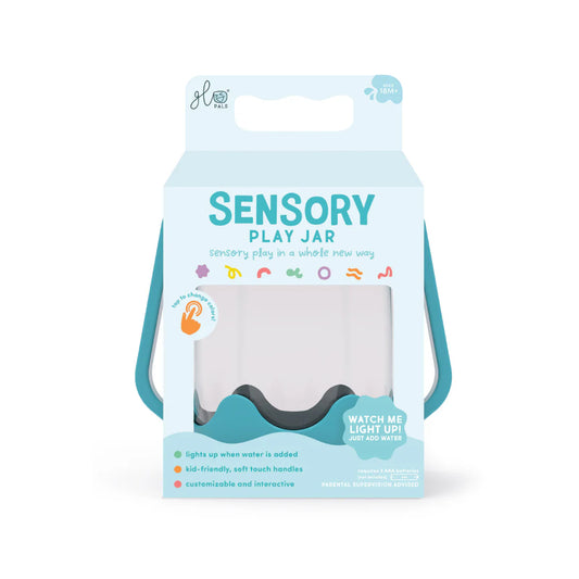 Jellystone - Glo Pal Sensory Play Jar - Blue